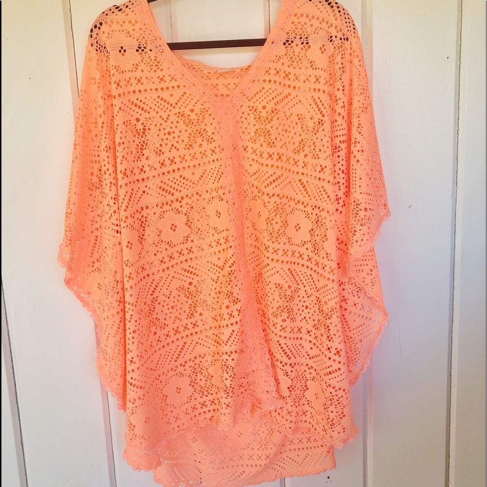 O’rageous Crochet Swimsuit Coverup
